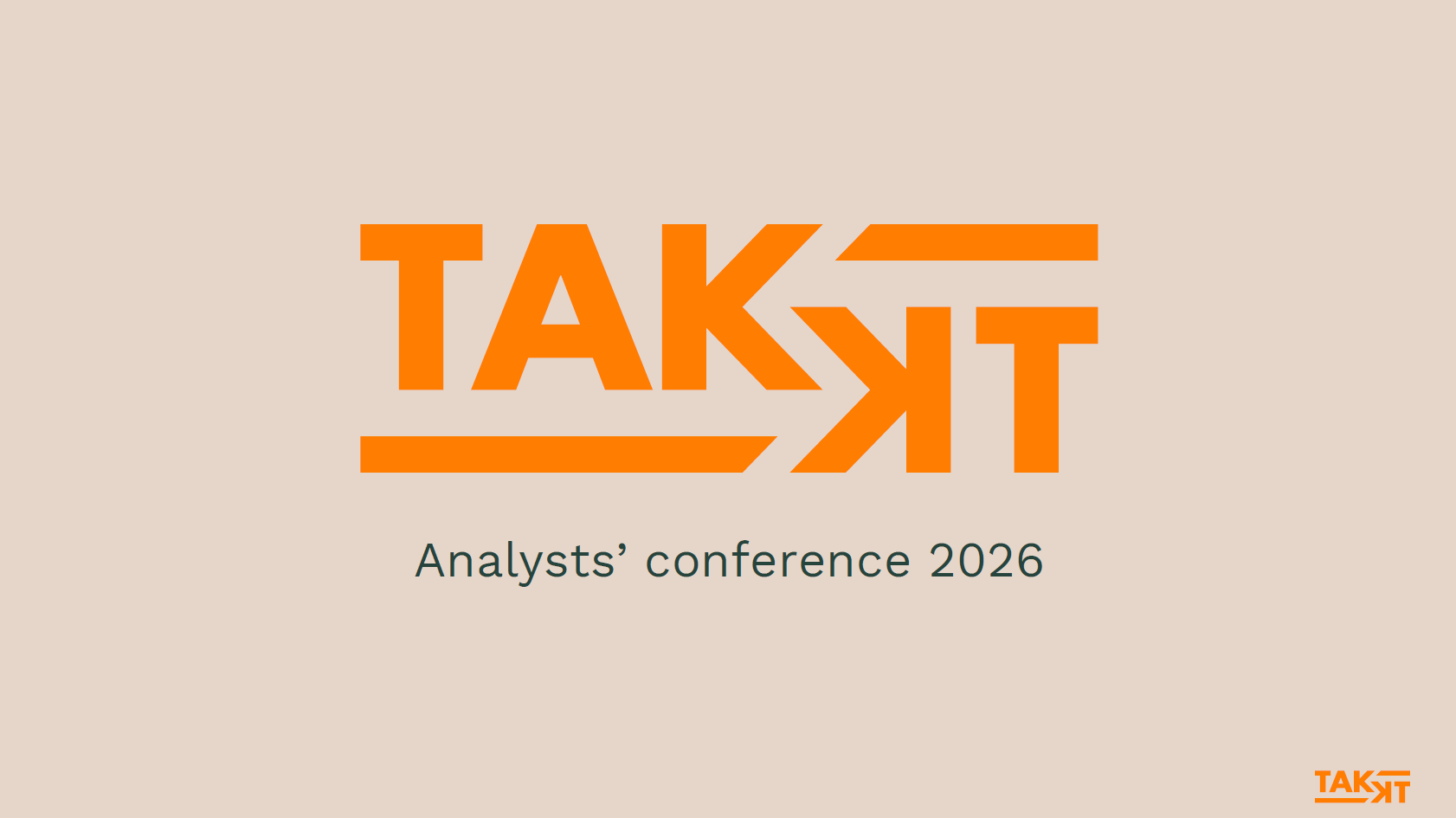 Präsentation vom 26. März 2026 (englisch)